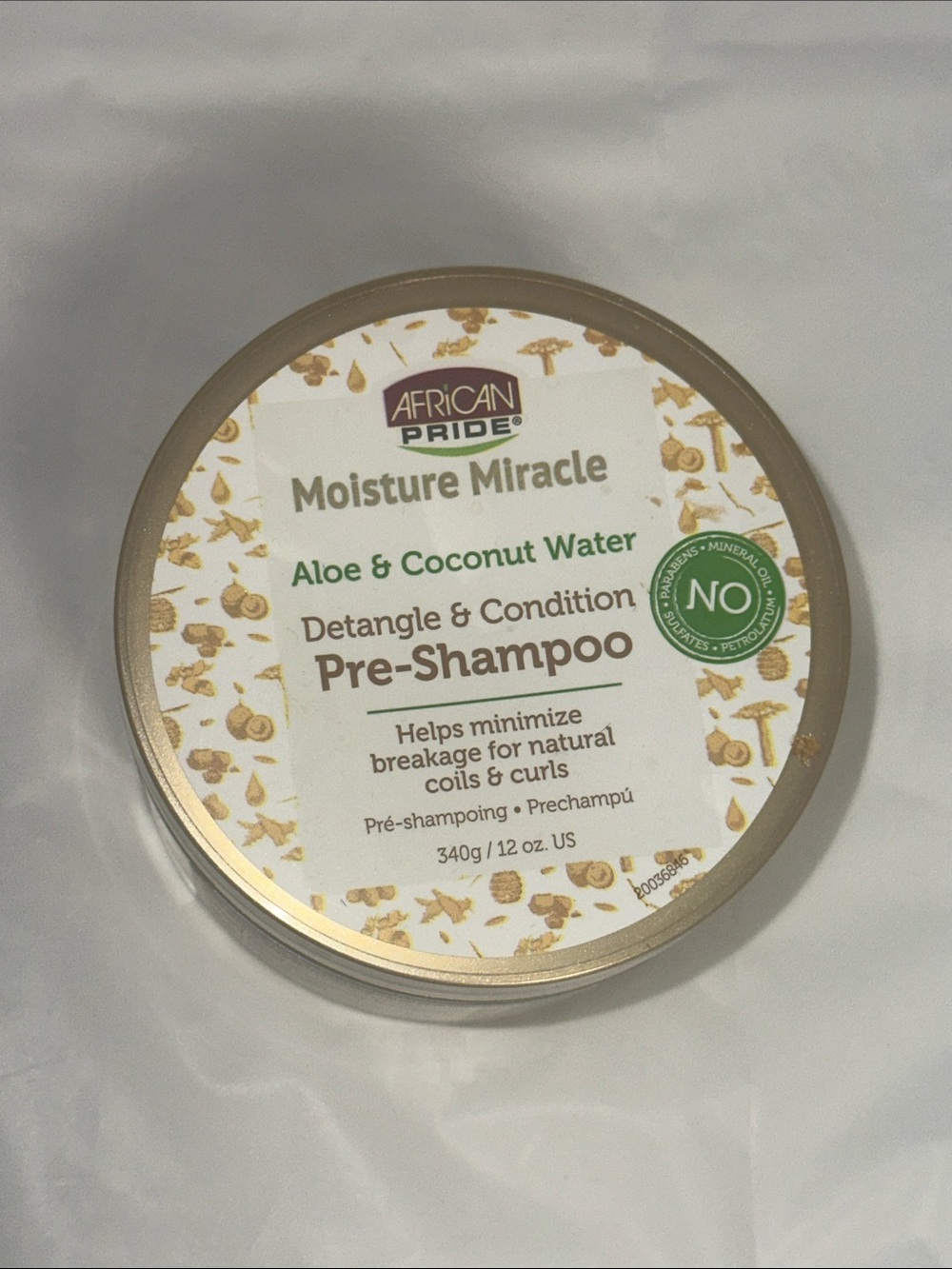 AFRICAN PRIDE- Moisture Miracle Aloe & Coconut Water Pre-Shampoo